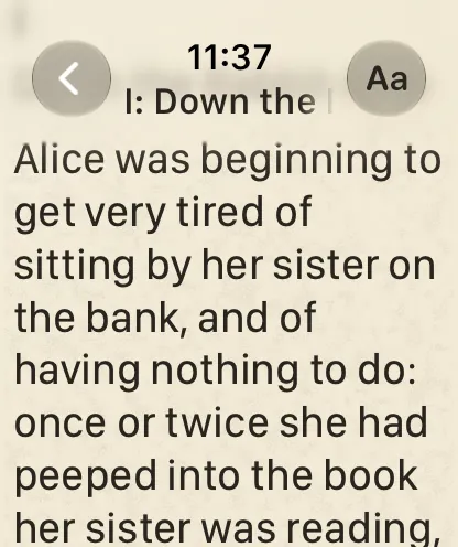 A book page in the paper theme